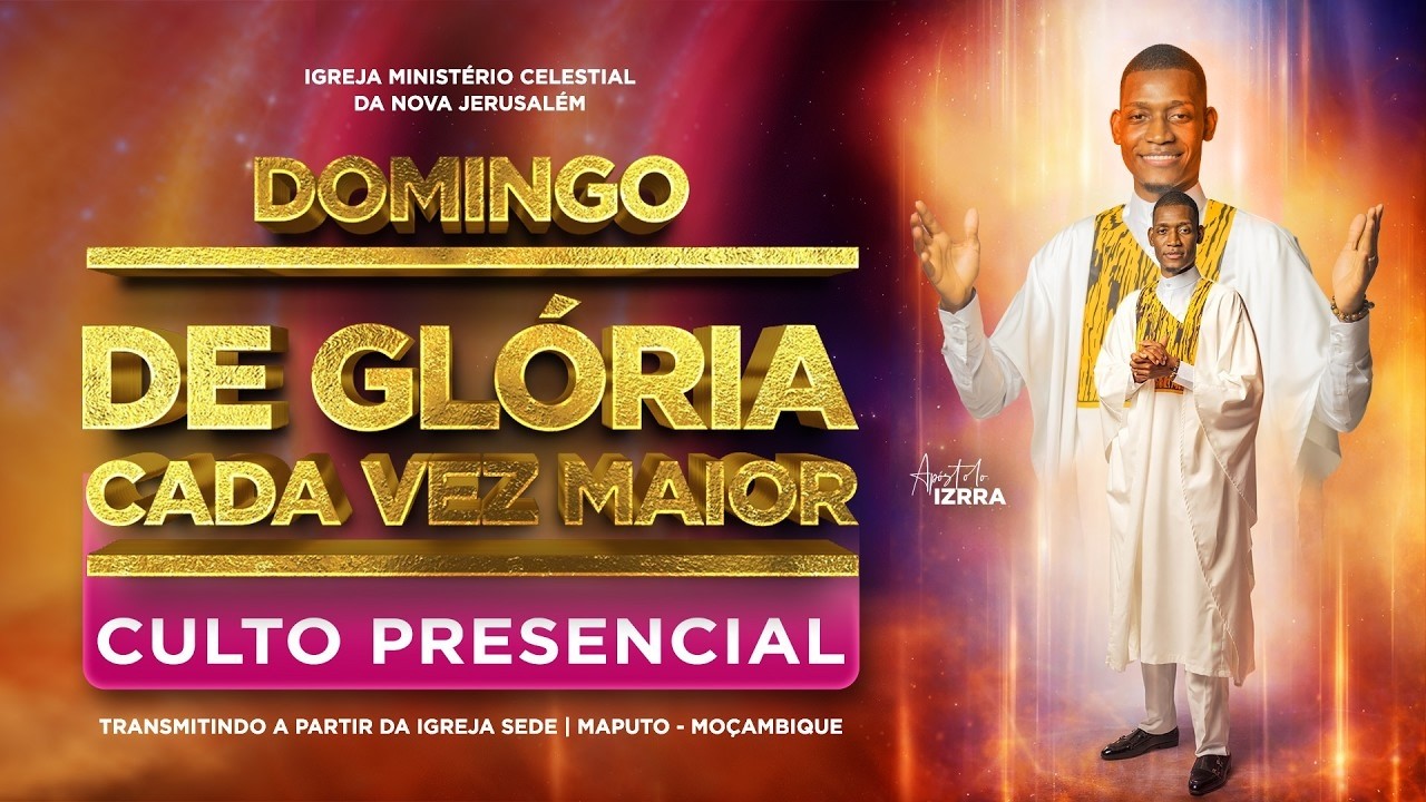 🔴 DOMINGO DE GLÓRIA CADA VEZ MAIOR | APÓSTOLO IZRRA | 01.03.2026
