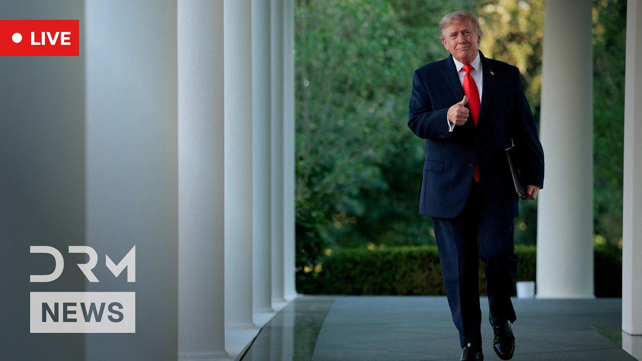 LIVE: U.S. President Donald Trump walks around White House | DRM News | AC1G