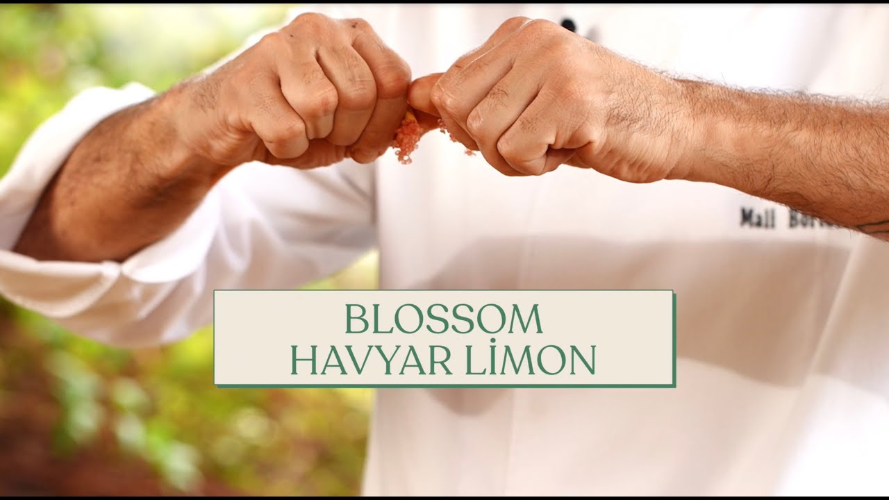 Şef Mehmet Ali Börtücene ile Blossom Havyar Limon Tadımı...