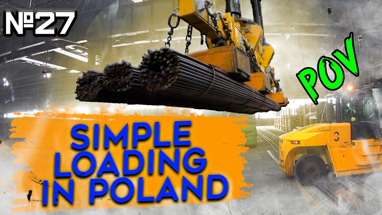 Simple loading in Poland | POV Truck Driving Mercedes Actros MP5 510 # 27