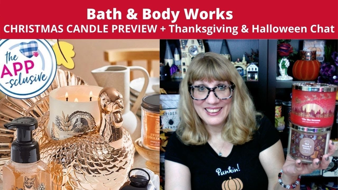 Bath & Body Works CHRISTMAS CANDLE Preview + Thanksgiving & Halloween Chat