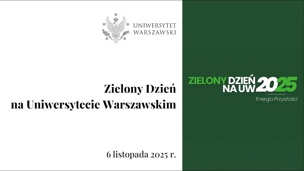 Zielony Dzień na Uniwersytecie Warszawskim