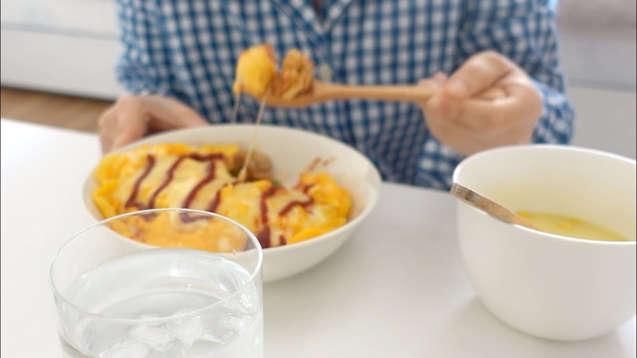 家で料理して食べて寝て映画観て：家で過ごす： 一人暮らし OLの日常vlog