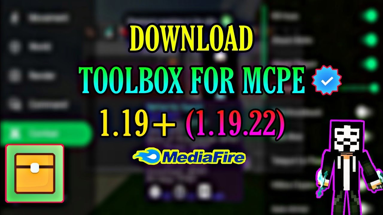 Toolbox For MCPE 1.19.22 | MCPE BEST MOD MENU
