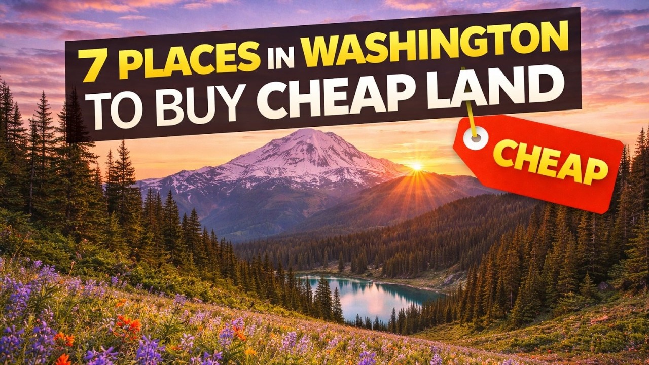 7 Places In Washington To Buy Cheap Land