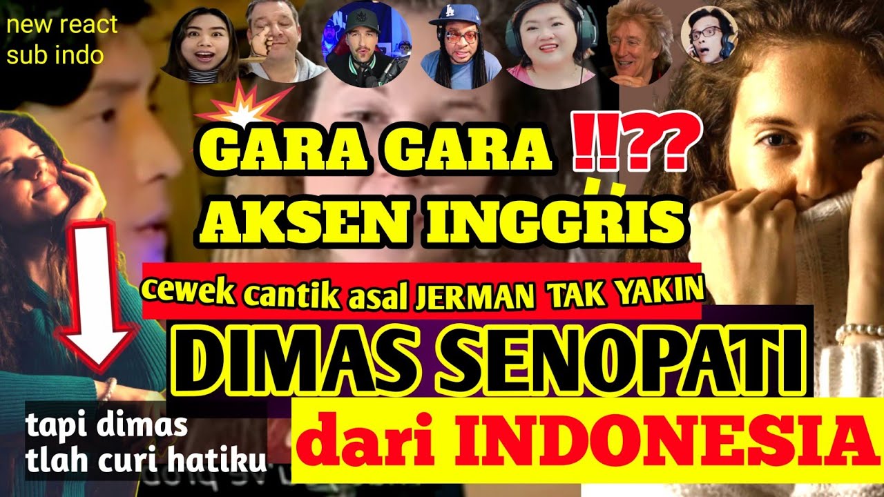 kenapa?hanya karena aksen inggris, dimas senopati diragukan dari indonesia