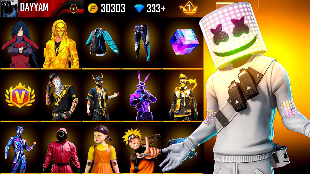 Free Fire India's Richest 🤑 Youtuber Collection in 2026 worth 1 Crore 🤯 Richest id in FF 💥