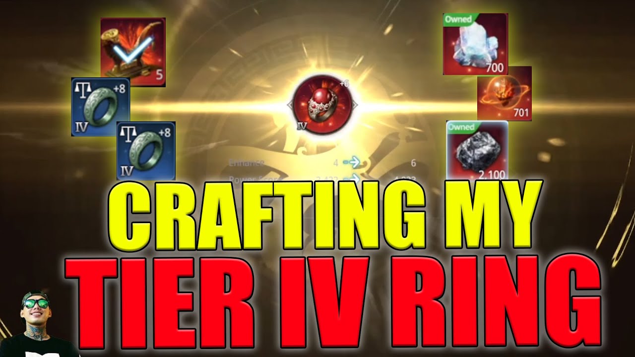 Mir4  F2p Crafting my TIER IV RING | My 1st Epic Tier4 Item |