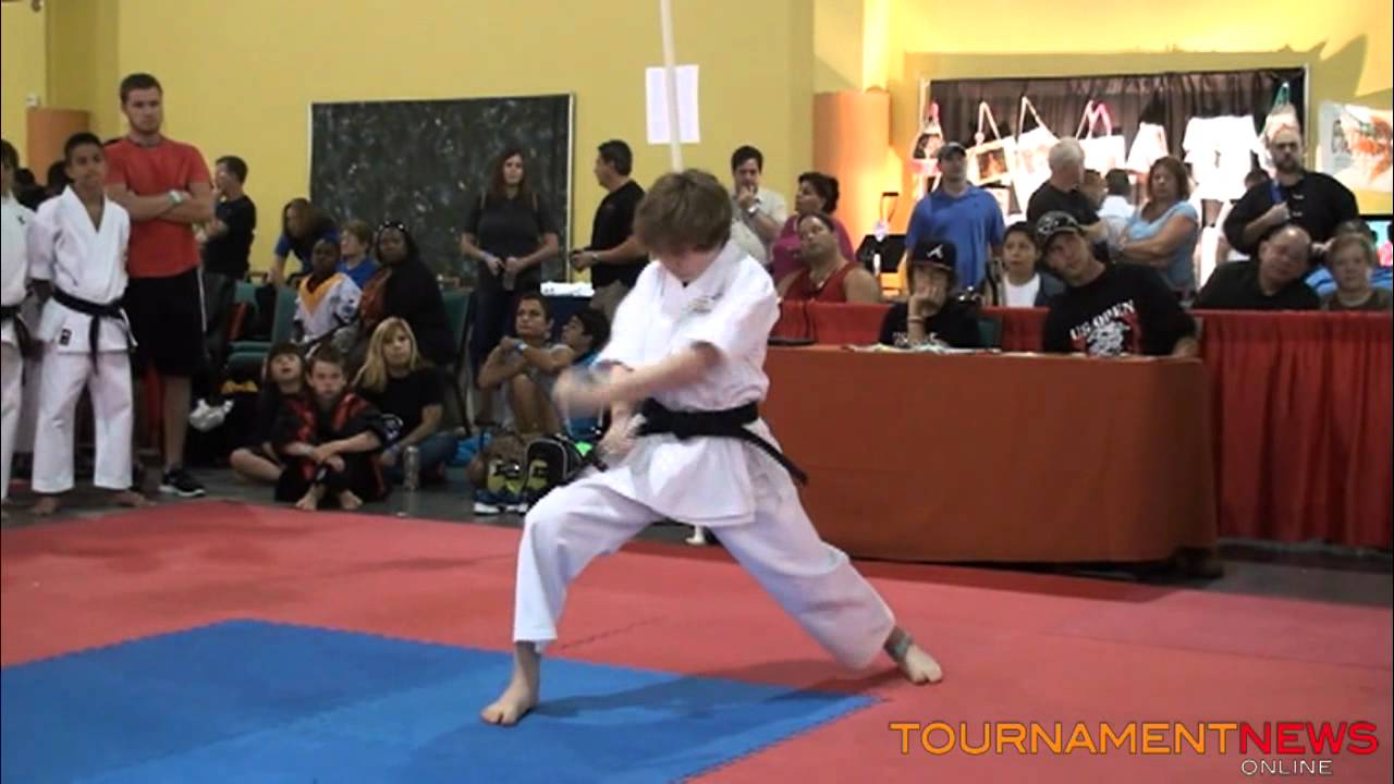 Carson Crawford Traditonal Forms at US Open 2012