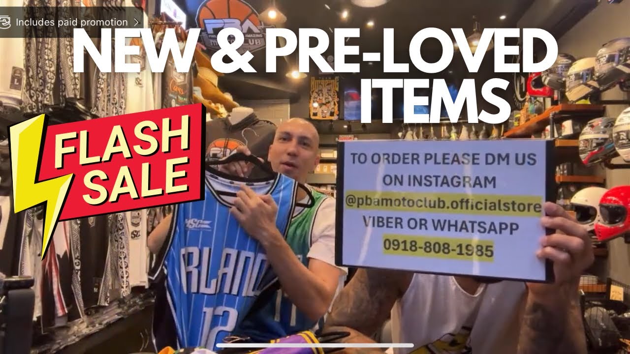 SALE 5.5 / Lahat ng product ng PBA Motoclub Team Amazing is live!