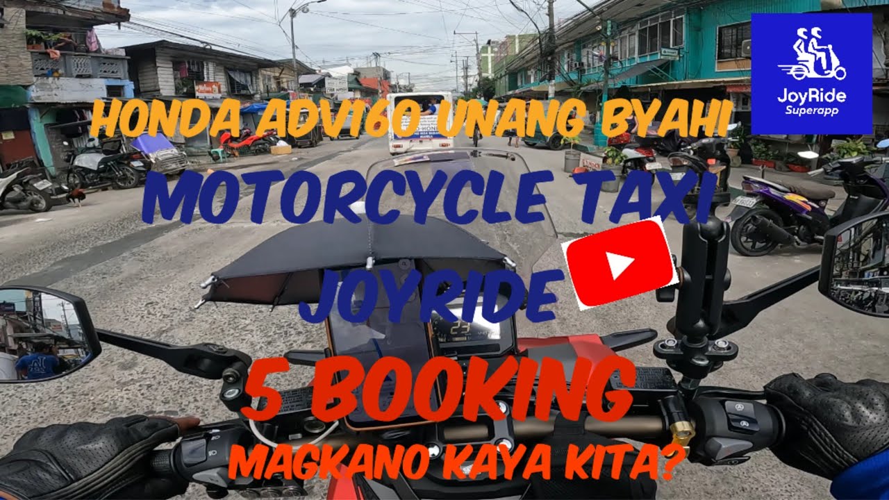 HONDA AVD160  UNANG BYAHI SA MC TAXI JOYRIDE (MAG KANO KAYA KINITA SA 5 BOOKING?)  HOLIDAY  RIDE