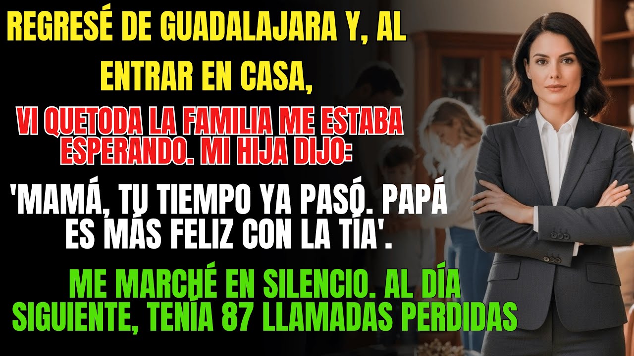 Mi Hermana Se Acostó Con Mi Esposo Y Mi Madre Le Pagaba Para Espiarme. Mi Hija Dijo: 'Vete'. Al D...