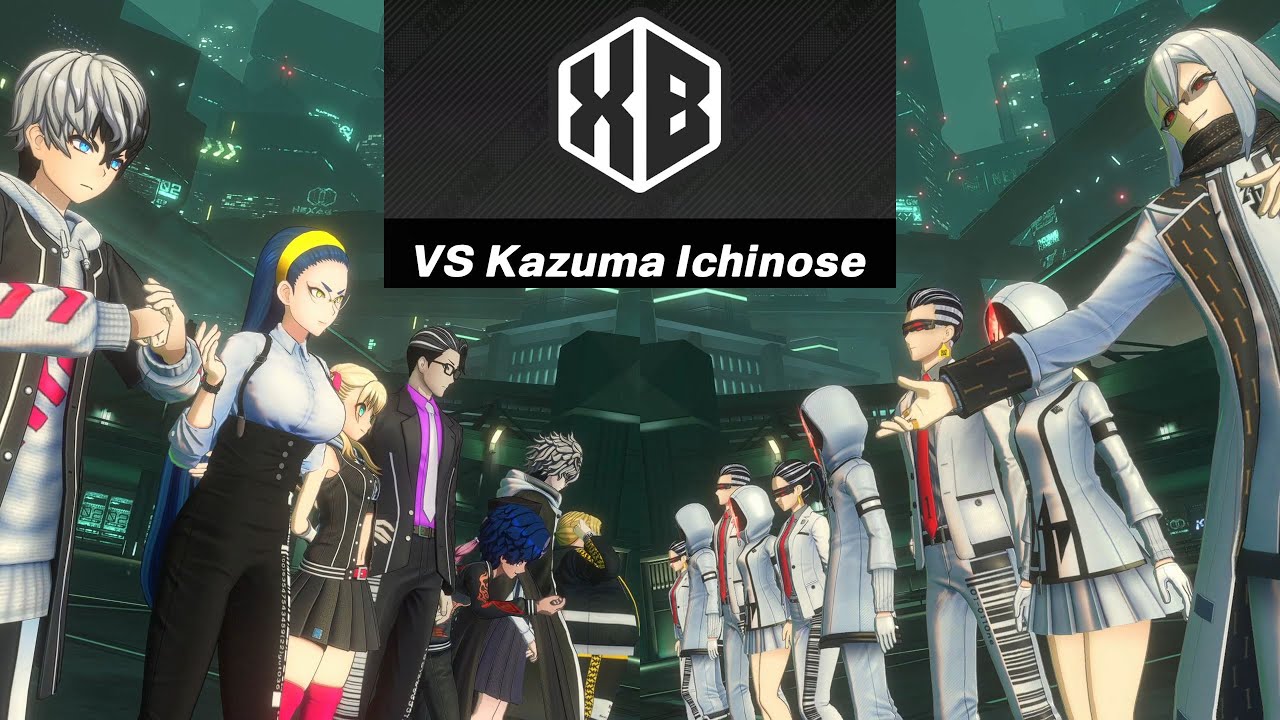 TRIBE NINE - VS Kazuma Ichinose (XB Game) Playthrough [PC] (Shinagawa Chapter)
