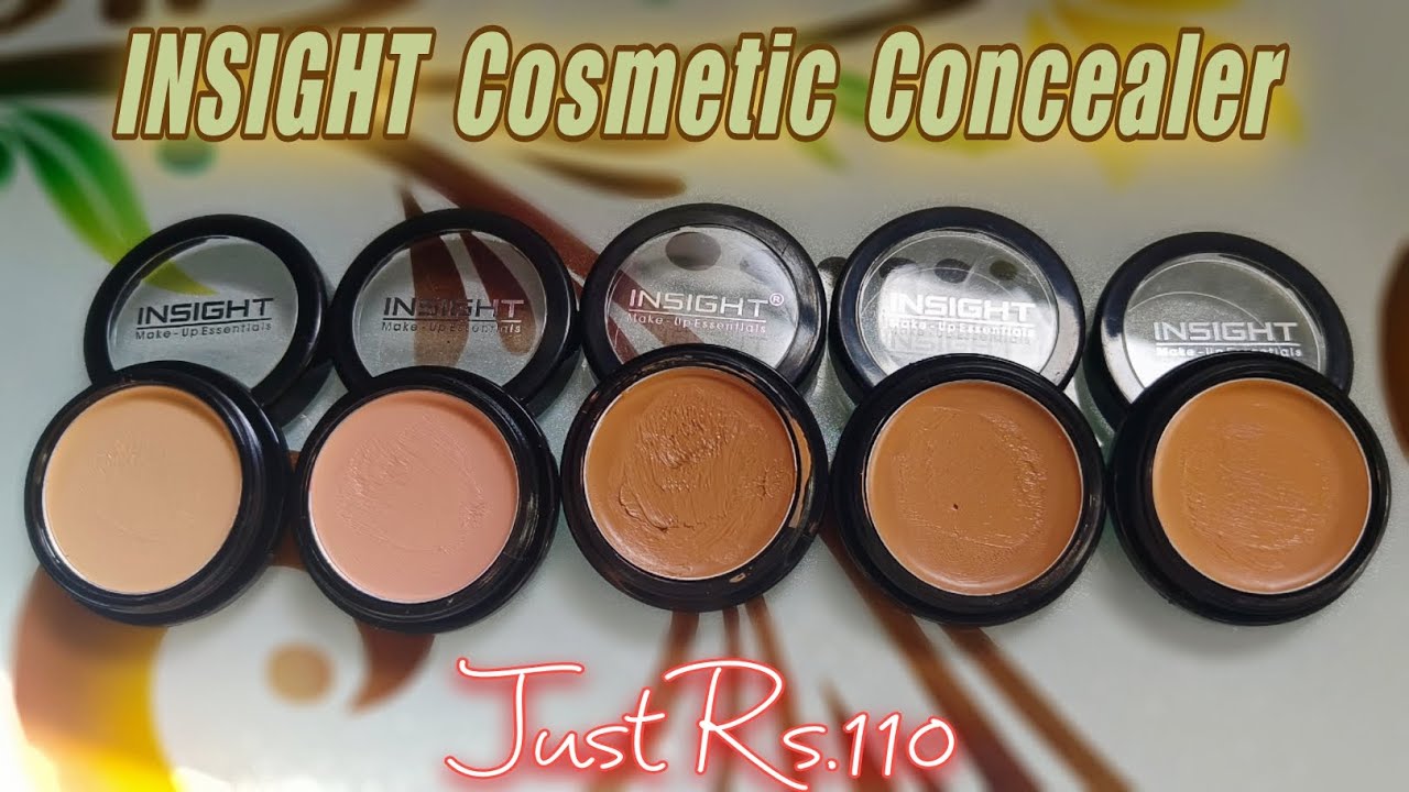 INSIGHT concealer|| Best Concealer under Rs.110 || All Shades|| #insight#concealer