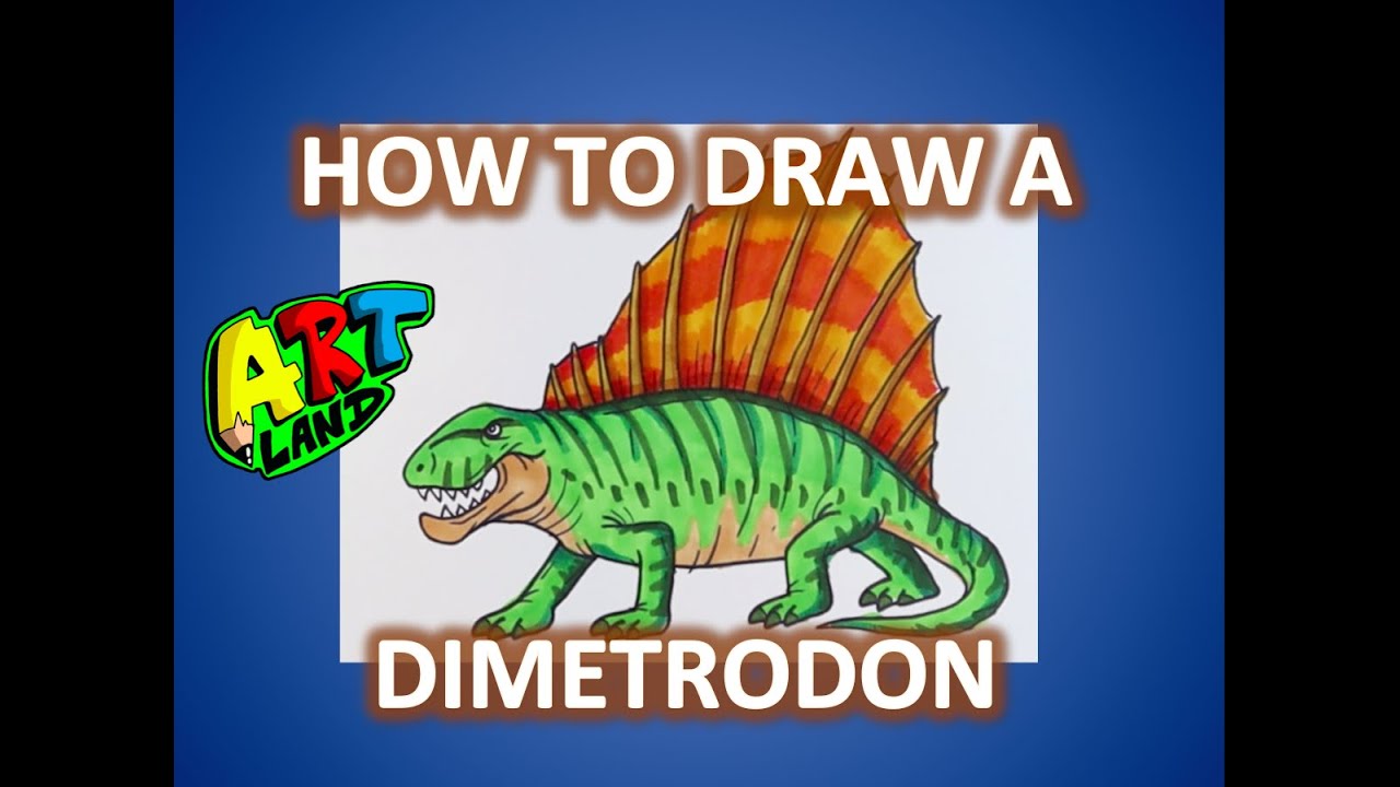 How to Draw a DIMETRODON