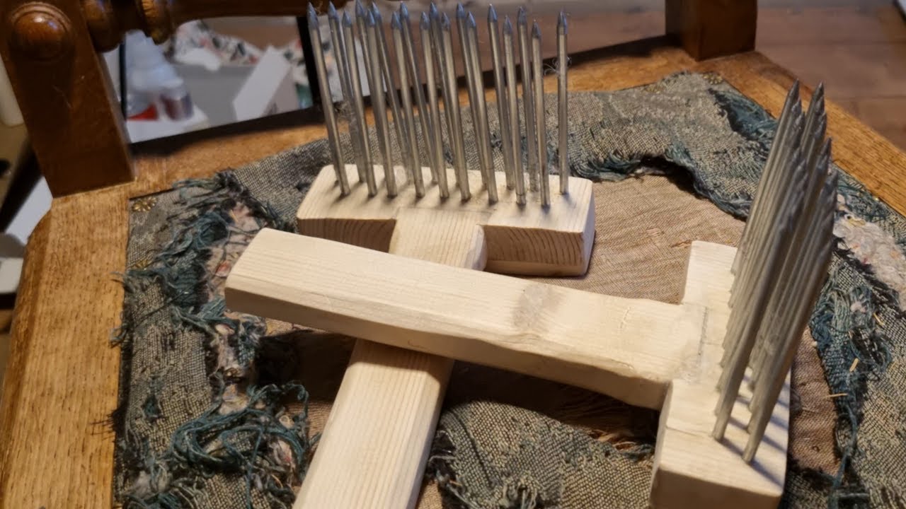 Making Wool Combs - Wool to clothes 1/3