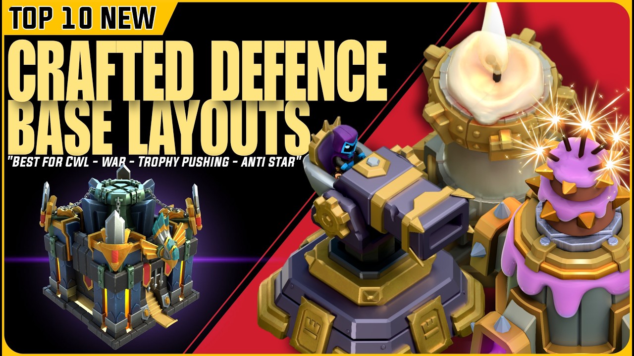 Th17 Most Powerful Top 10 Base Layouts 2026 | Th17 Best Base Layouts | Th17 Top 10 Base