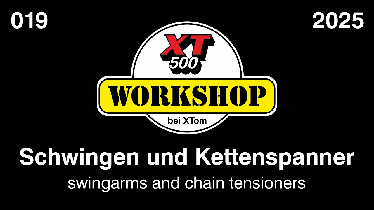 2025-12 #19 WorkShop XTom500 XT500 Schwingen und Kettenspanner / swingarm #xt500 #xt-500 #tt500
