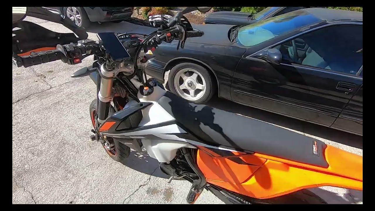 Bluff Mountain Ride (Troubleshooting leak) 2017 KTM 500 EXCF Supermoto