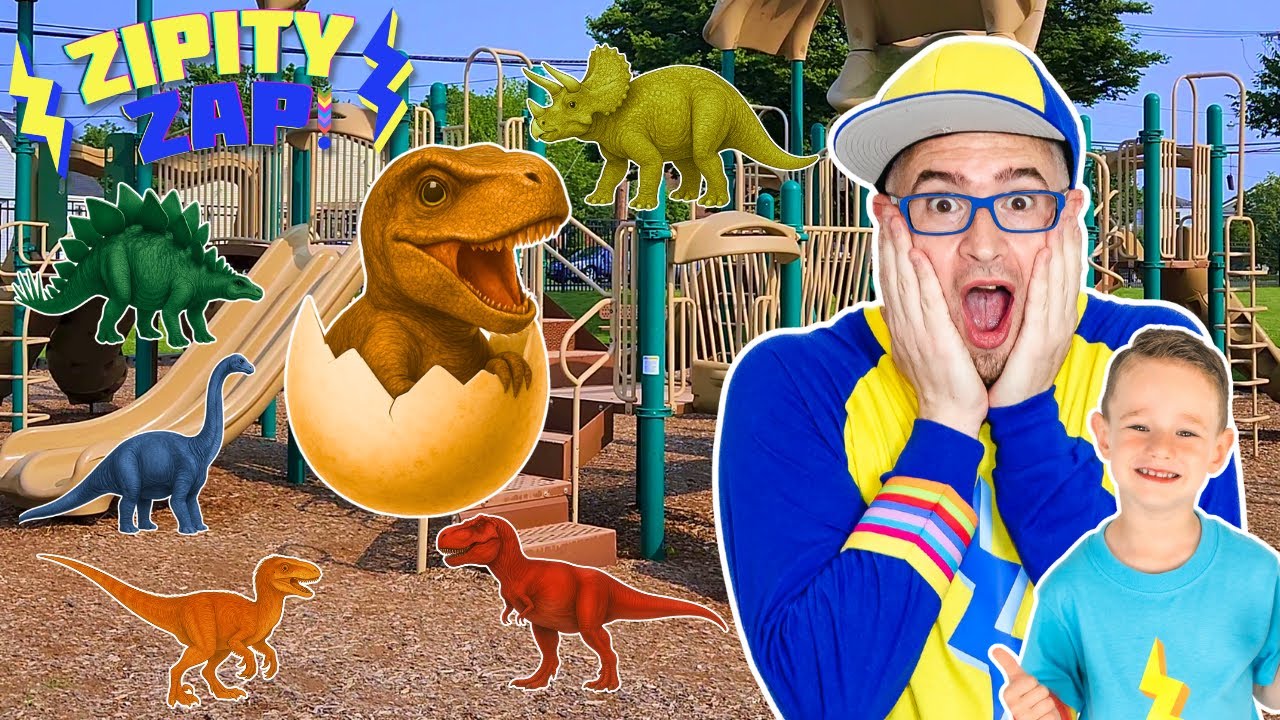 Playground Dino Hunt Adventure | What's Inside The Dinosaur Egg?