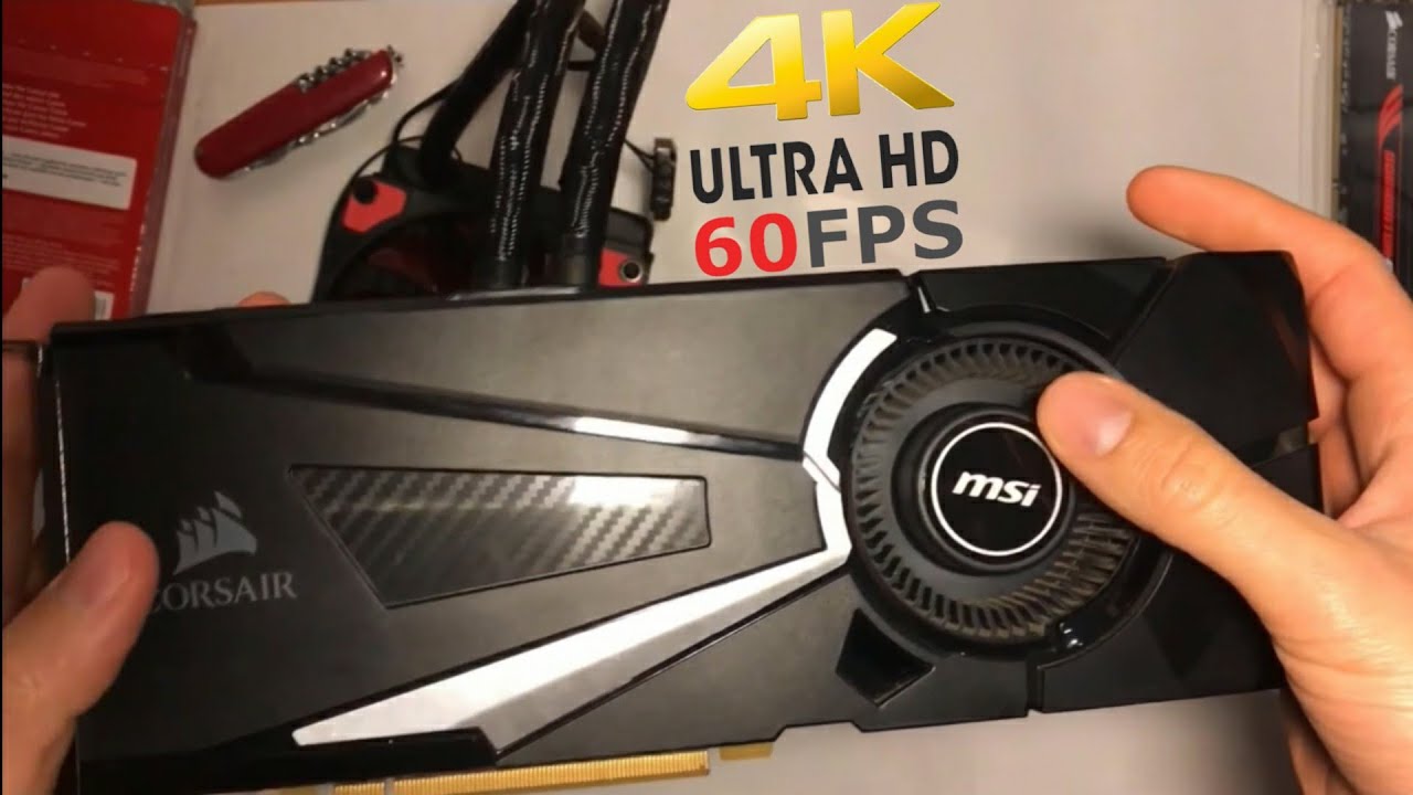 How to Cleaning MSI SeaHawk X GTX 1080 4k60FPS