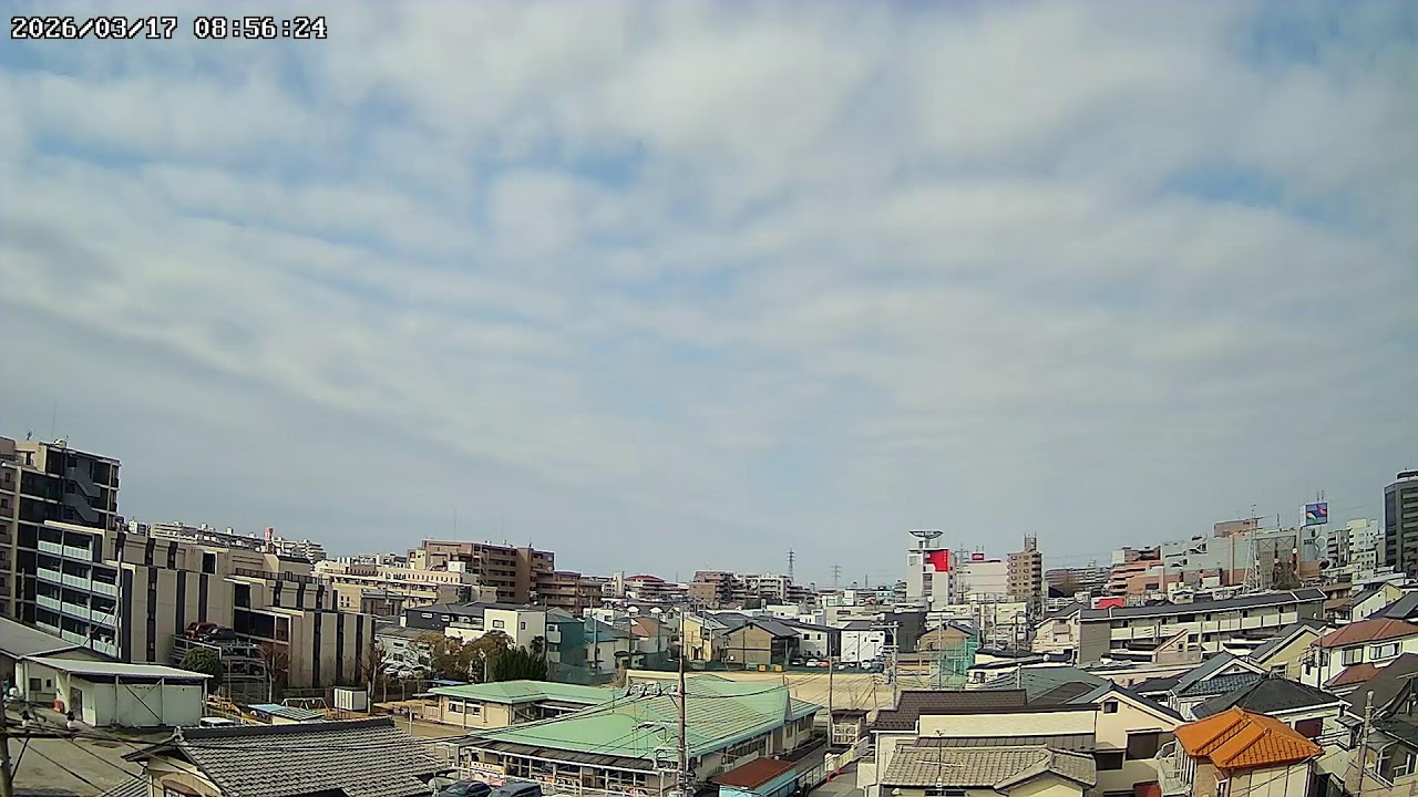 埼玉県越谷市登戸町お天気ライブカメラSaitama Koshigaya weather Live camera.world.cam