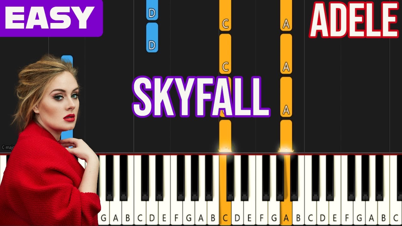 Adele - Skyfall | EASY Piano Tutorial for Beginners