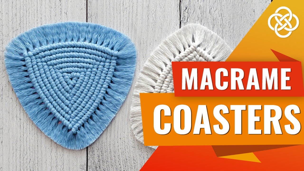 Треугольная салфетка в технике макраме | macrame DIY | Урок макраме
