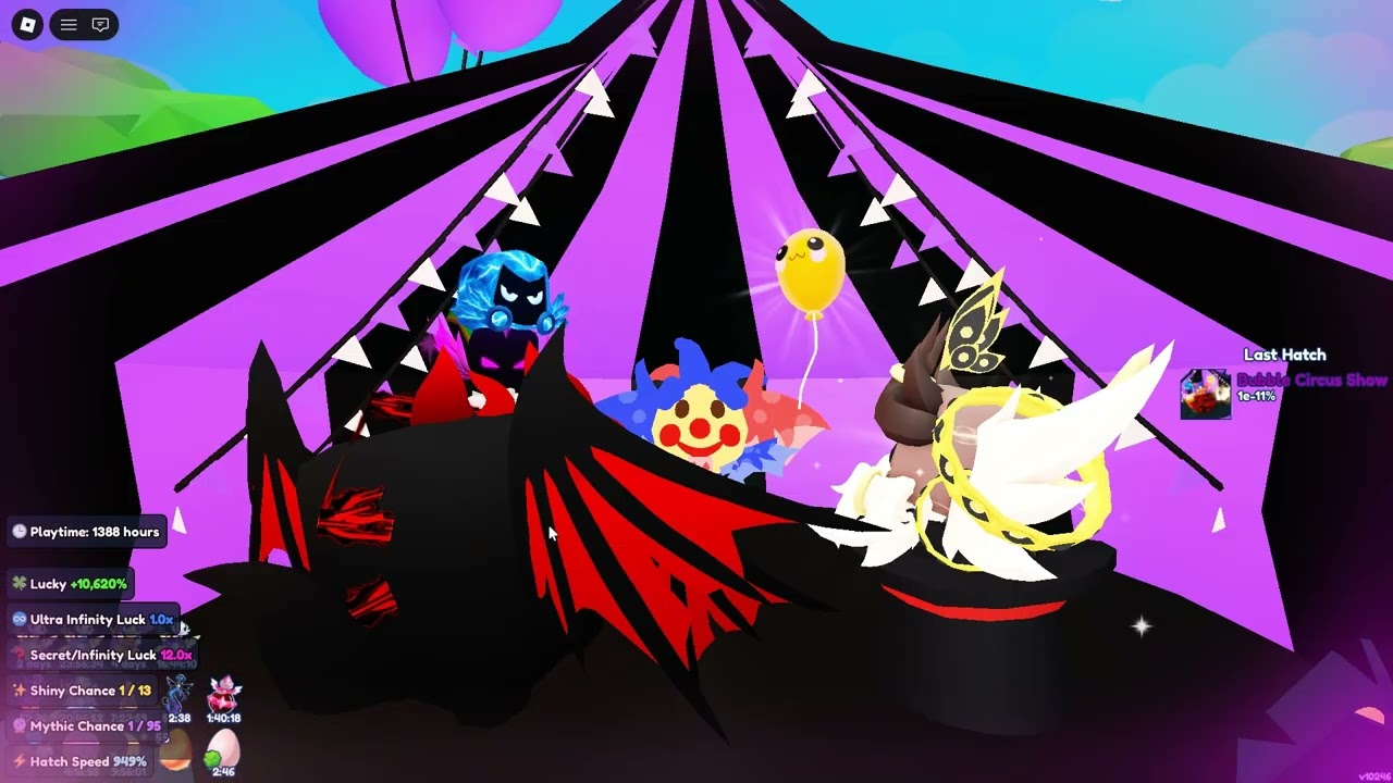 I HATCHED MYTHIC BUBBLE CIRCUS SHOW