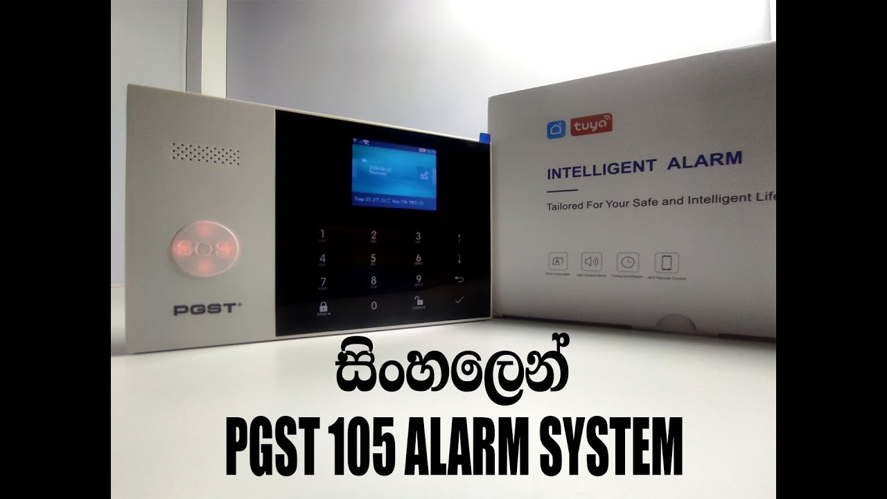 3574 PGST 105 GSM Wifi Alarm System - Sinhala