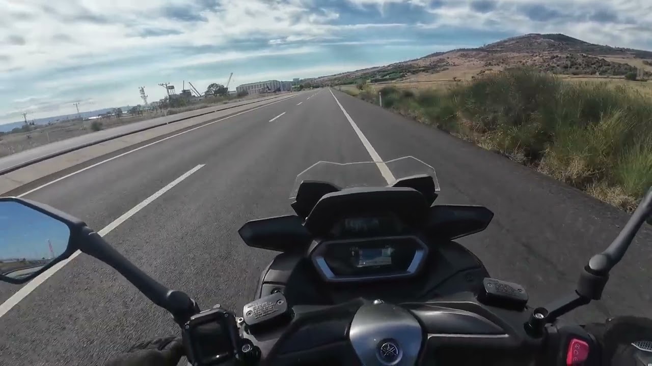 YAMAHA TECHMAX 250 ile yollarda Kabatepe cennet koyu (kumkamp)