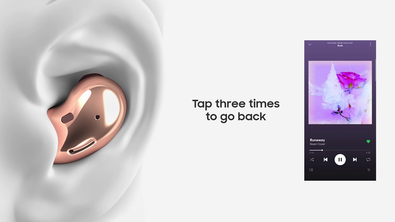Galaxy Buds Live: Using touch controls and ANC | Samsung