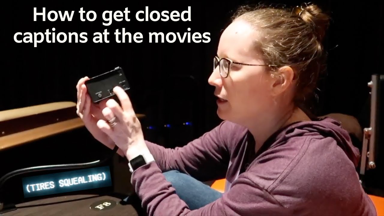 Closed Captions and a Service Dog at the Movie Theater