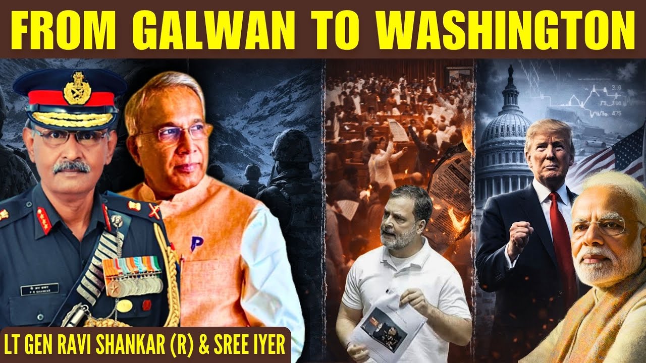 From Galwan to Washington: Parliament Chaos & Trump’s India Trade Reset • Lt Gen R Shankar (R)