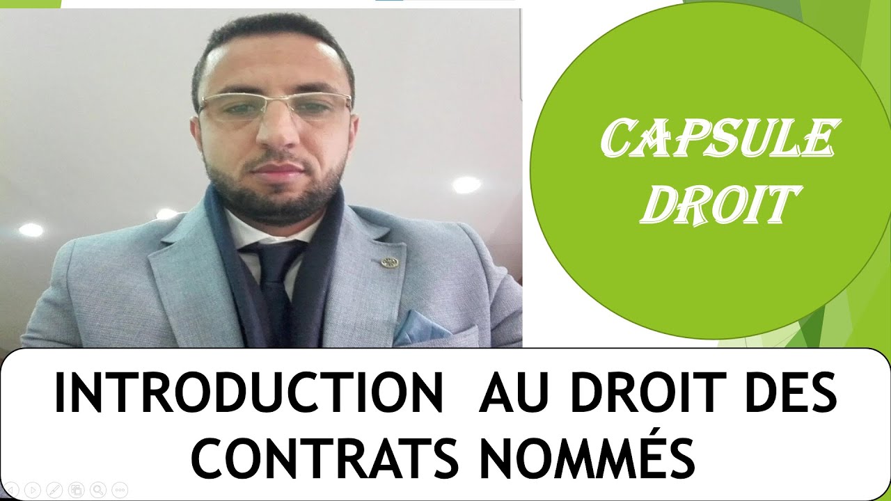 Droit des contrats nommés(1)