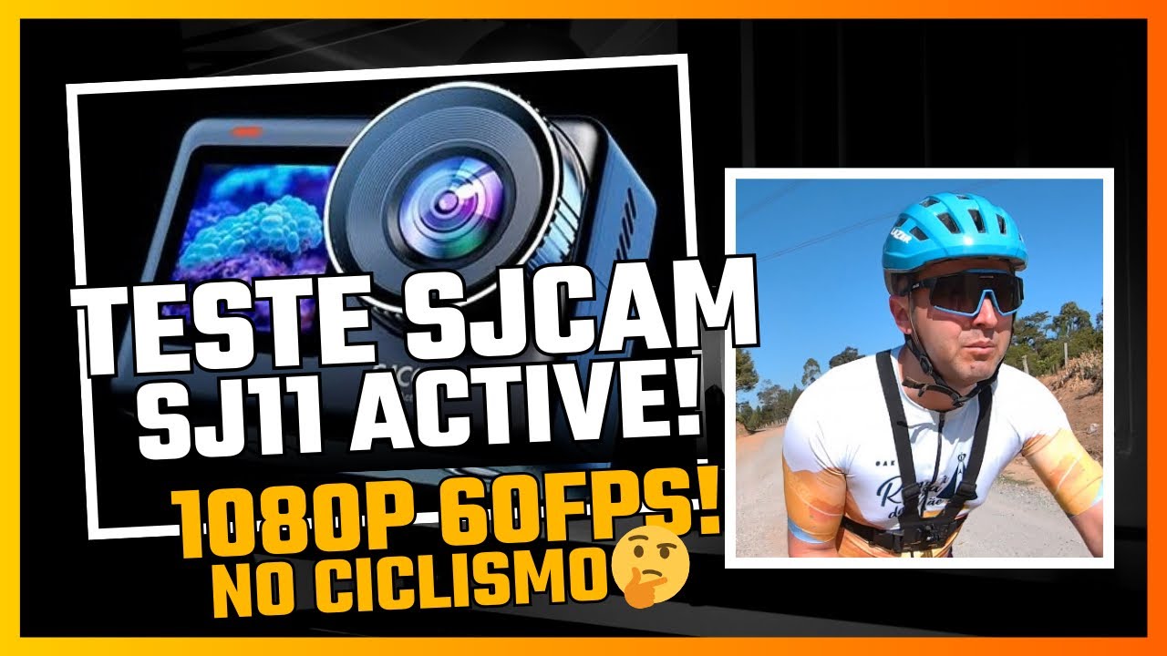 Sjcam Sj11 Active posta a prova no ciclismo 