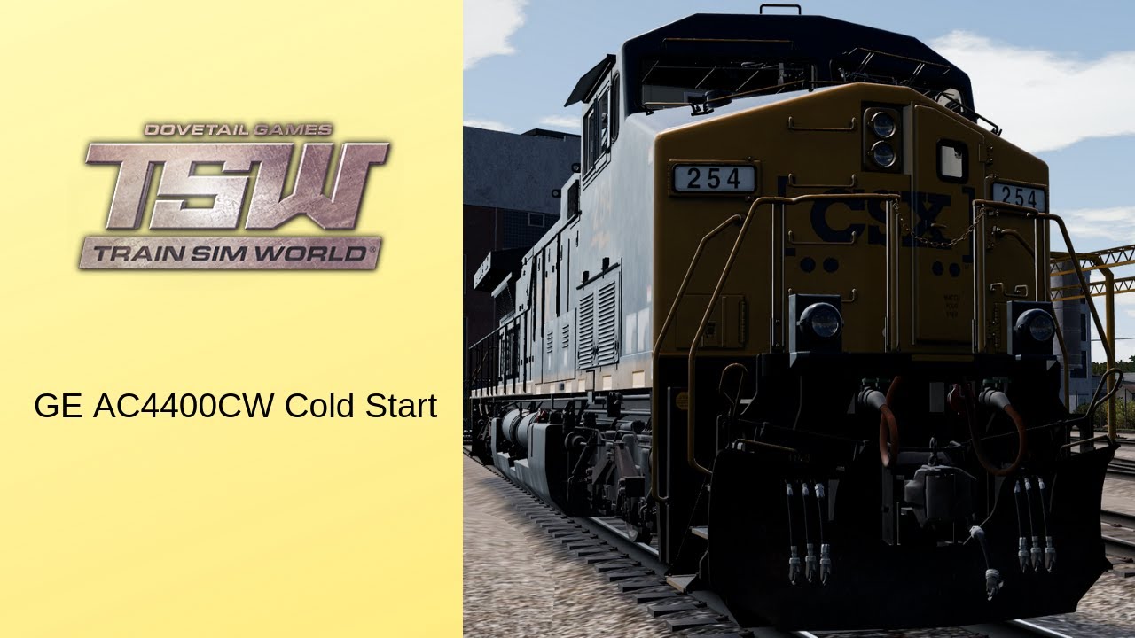 Train Sim World: CSX Heavy Haul - GE AC4400CW Cold Start