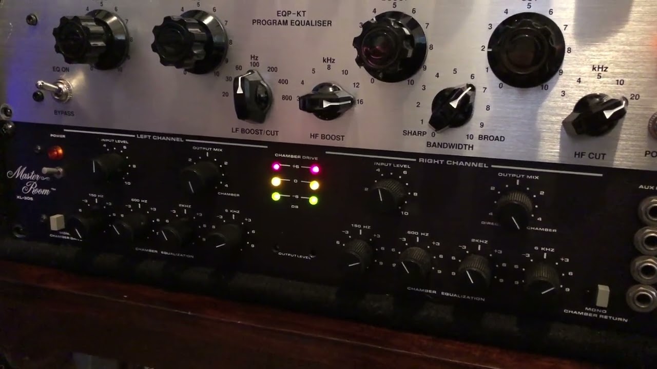 MICMIX MASTER ROOM XL-305 VINTAGE STUDIO SPRING REVERB SOUND DEMO