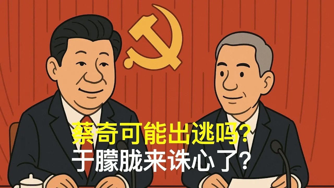蔡奇可能出逃吗，于朦胧来诛心了｜胡锦涛｜温家宝｜张又侠｜党中央决策议事协调机构