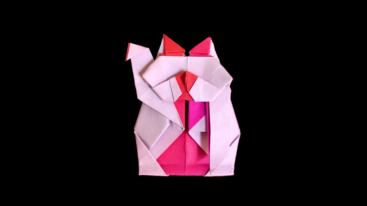 ORIGAMI LUCKY CAT 🐱(Oriol Esteve)