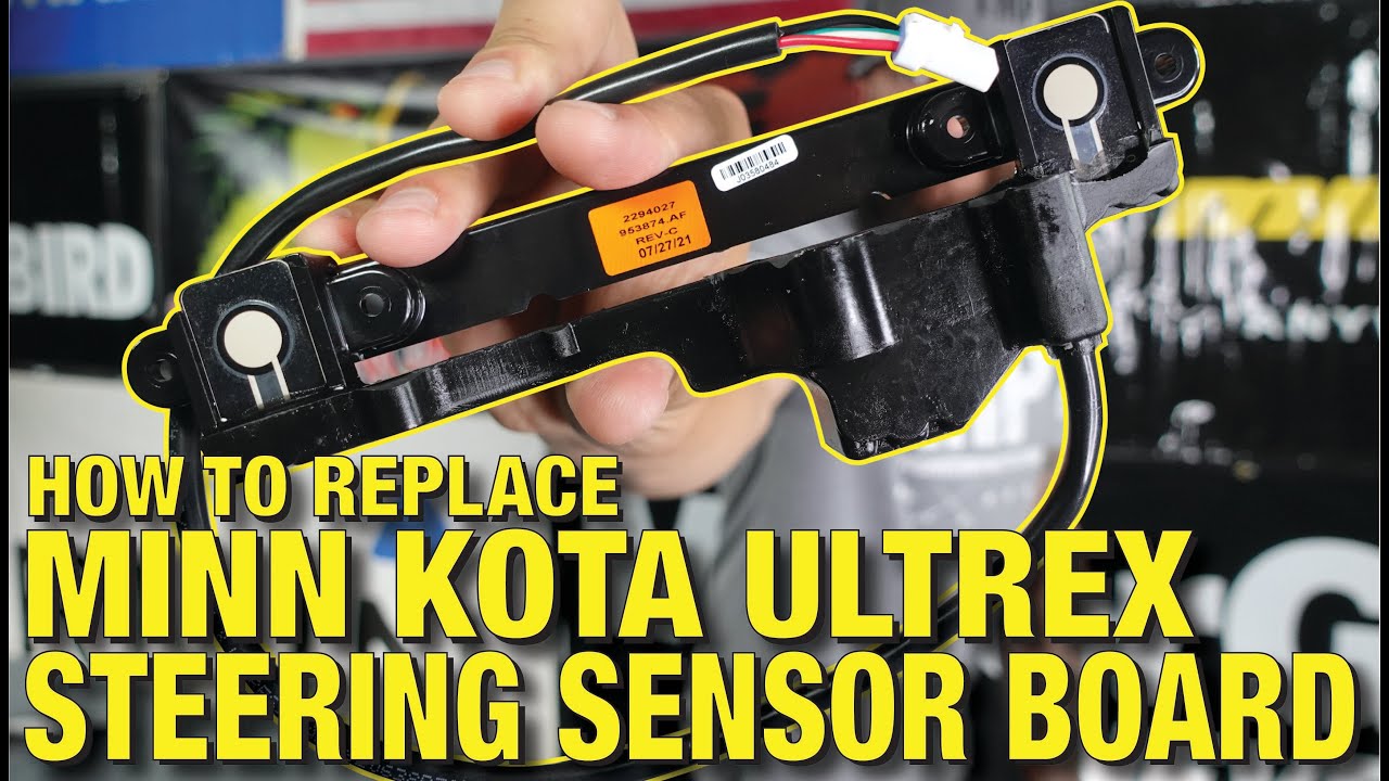 Minn Kota Ultrex Steering Sensor Board Replacement | Trolling Motor Repair