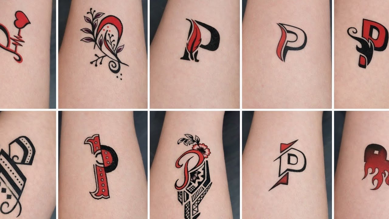 P Letter Tattoo Designs | Stylish P Name Tattoo | Small & Cute Tattoo Ideas 2026