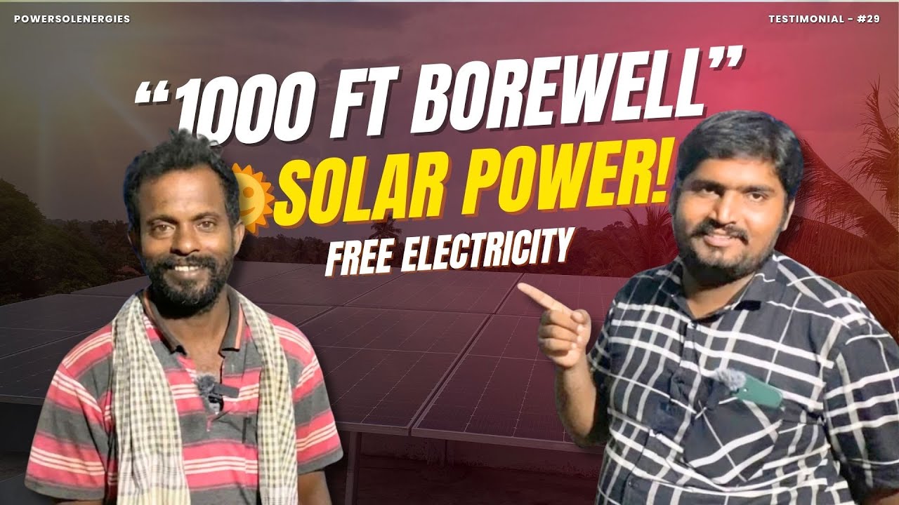 Solar Power Changed This Farmer’s Life | Borewell Water, Farming & Cattle Needs 