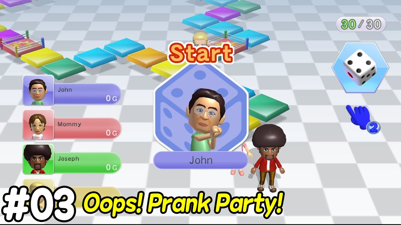 Oops! Prank Party Playthrough 3 [Wii] パーティーゲームボックス100