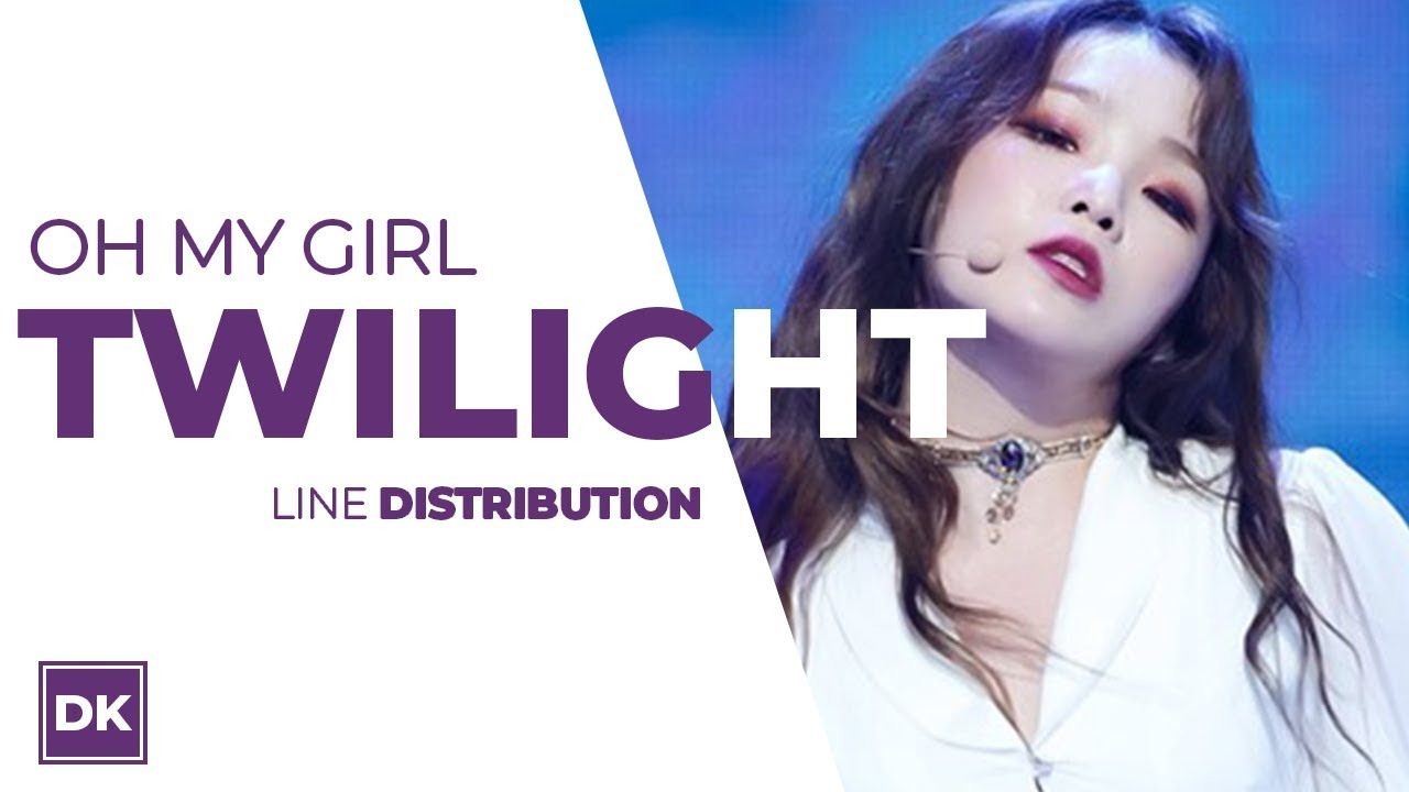 OH MY GIRL - TWILIGHT(QUEENDOM ver.) Line Distribution (Color Coded)