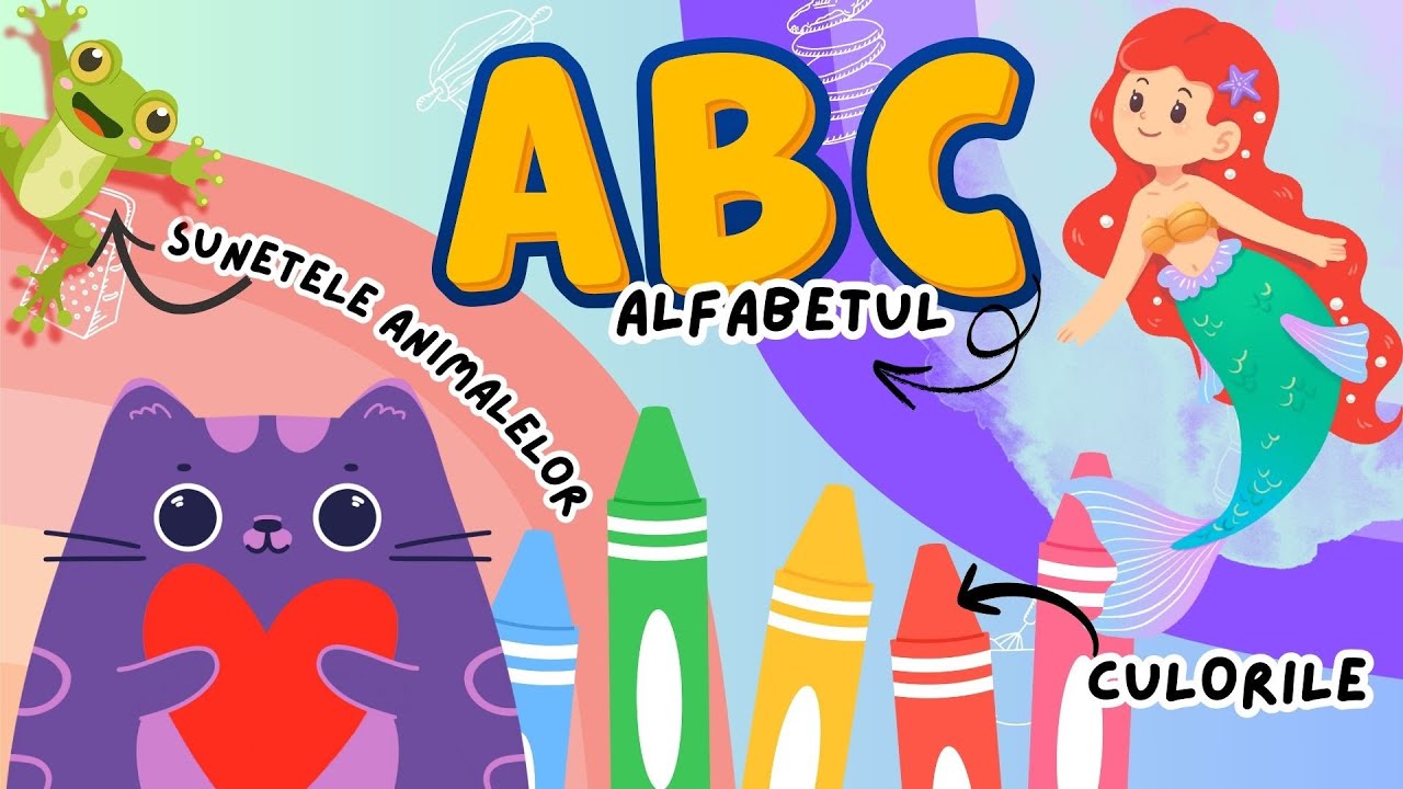 ALFABET | Învățăm să vorbim | 1 ORĂ | Culori | Propoziții | Sunete animale | ABC | Cuvinte PAM BEBE