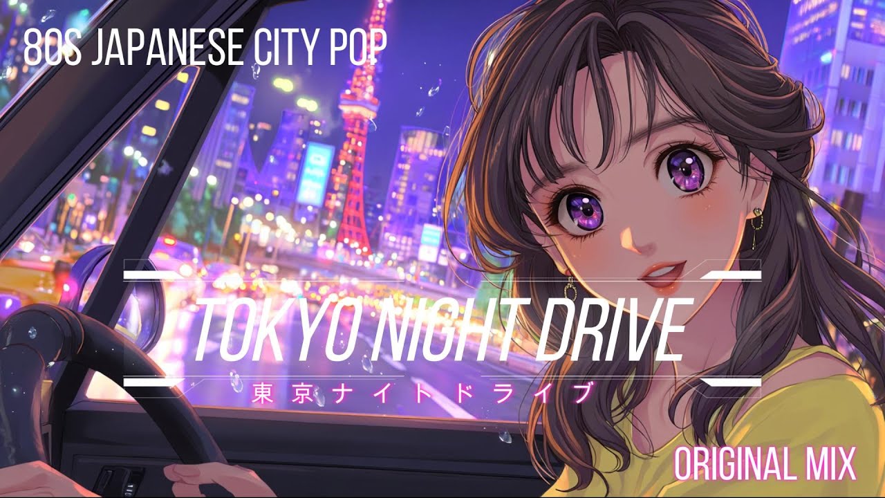 80s Japanese City Pop |Tokyo Night Drive Mix (Original) | Neon Skyline, Bayfront, Afterparty Romance