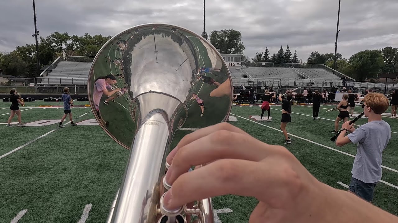 Irondale Marching Band 2024 Mellophone Head-cam - Matthew Hahn