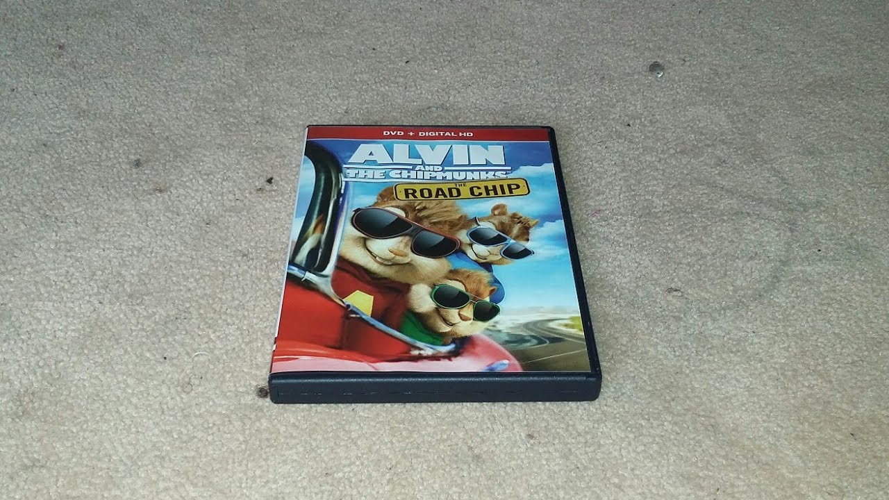 Alvin And The Chipmunks The Road Chip (2015) DVD Unboxing