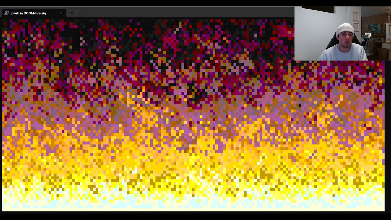 Windows Terminal vs Warp Terminal: Doom Fire Benchmark